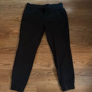 Lululemon black joggers with drawstring